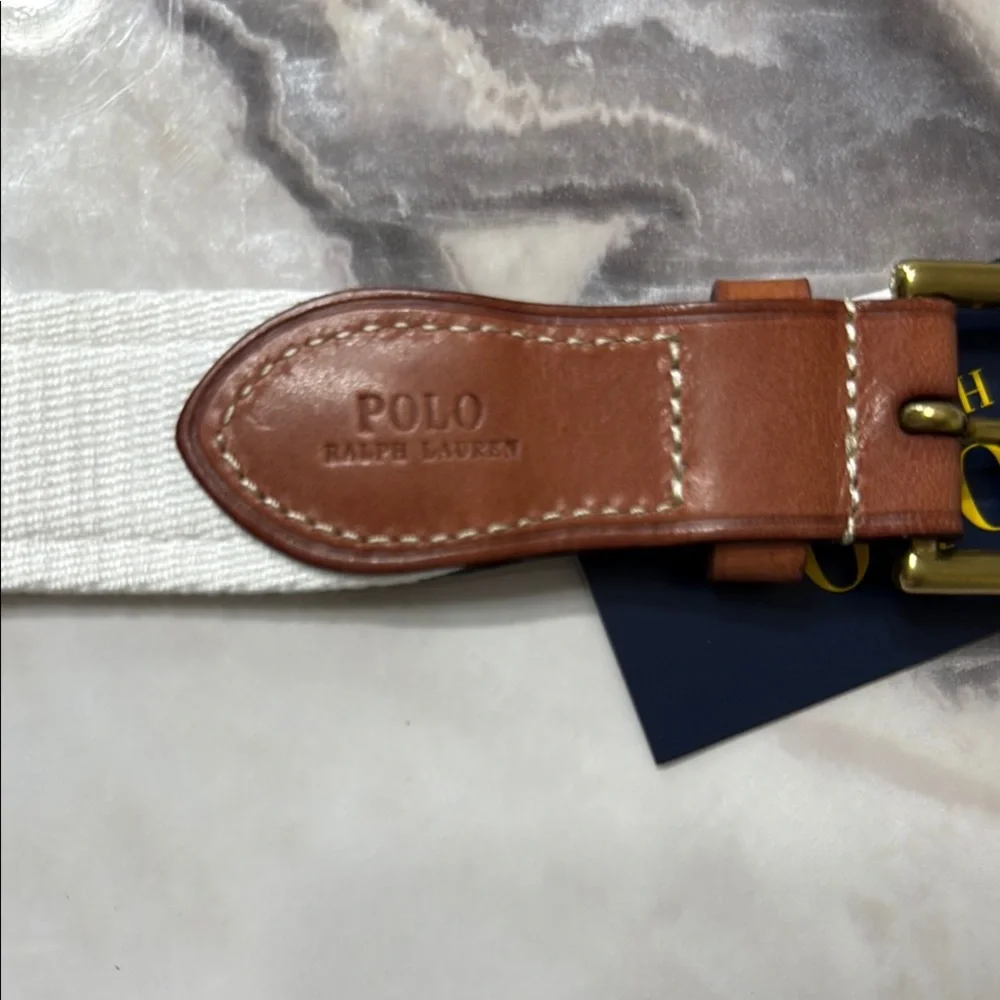 Polo by Ralph Lauren Brown and Blue Belt Bag